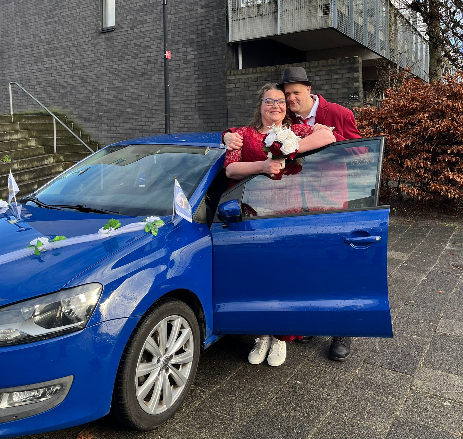 Jan en Tanja trouwden op het gemeentehuis van Dordrecht.